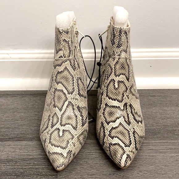 NWT!! Express snakeskin kitten heel booties! - Picture 3 of 6